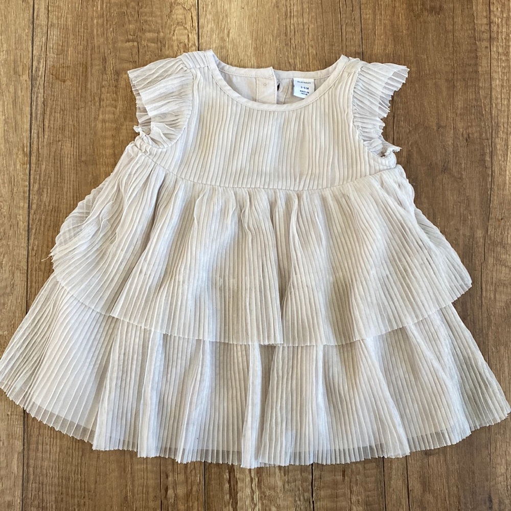 3-6 month two tier layer dress.